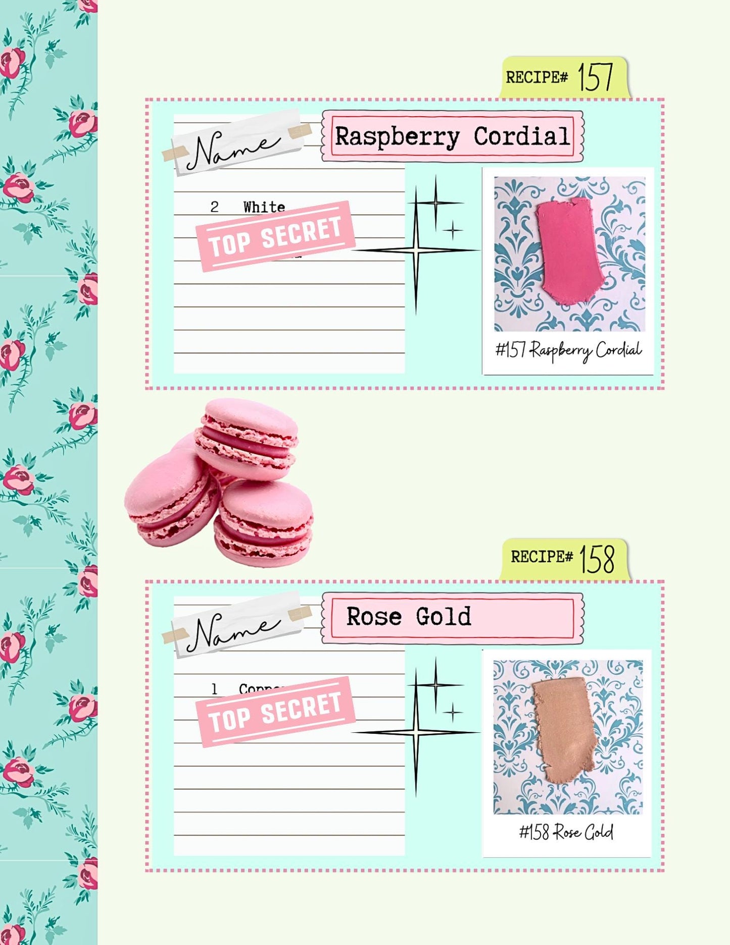 25 Polymer Clay Color Recipes -Spring Floral Palette (Digital Download)