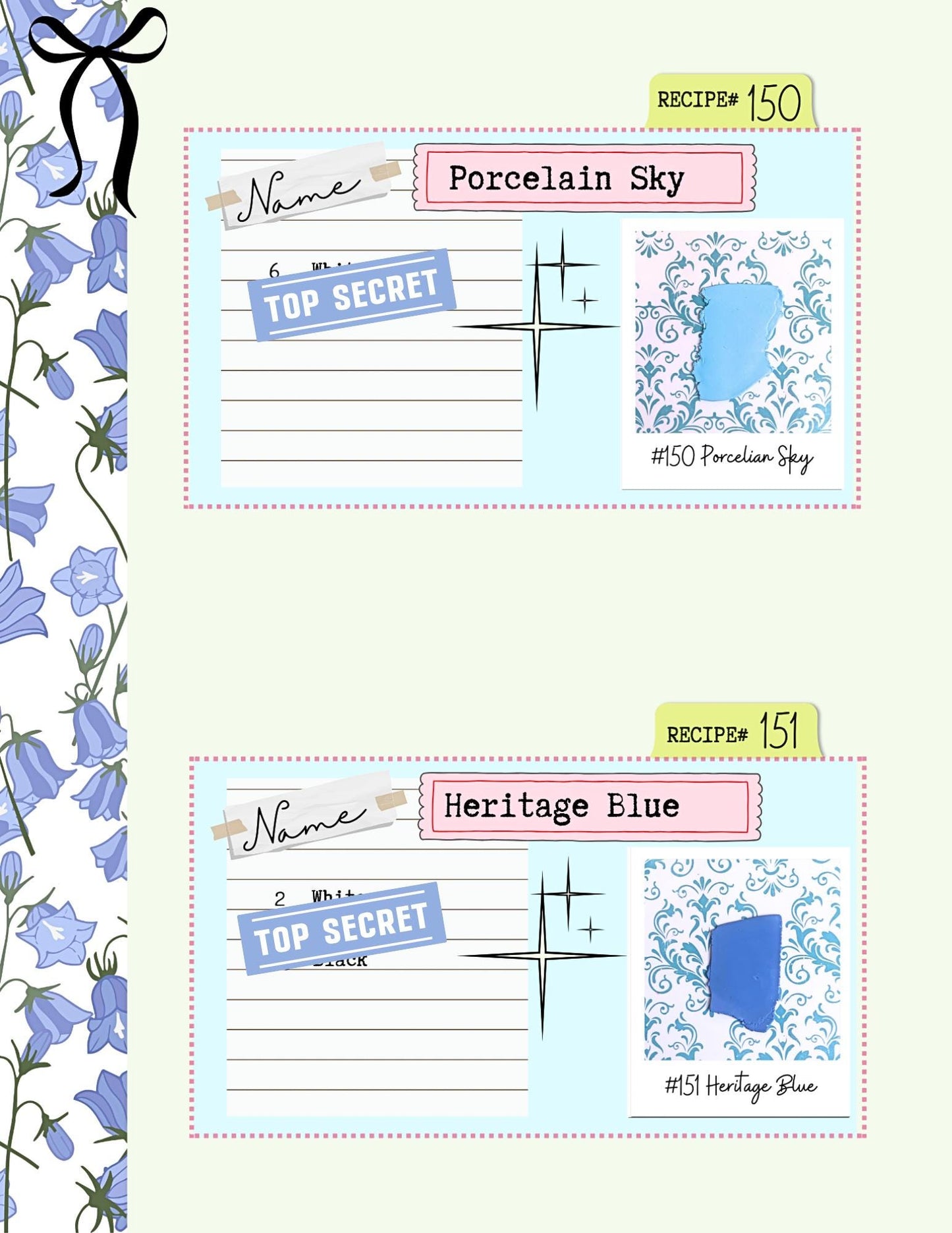 25 Polymer Clay Color Recipes -Spring Floral Palette (Digital Download)