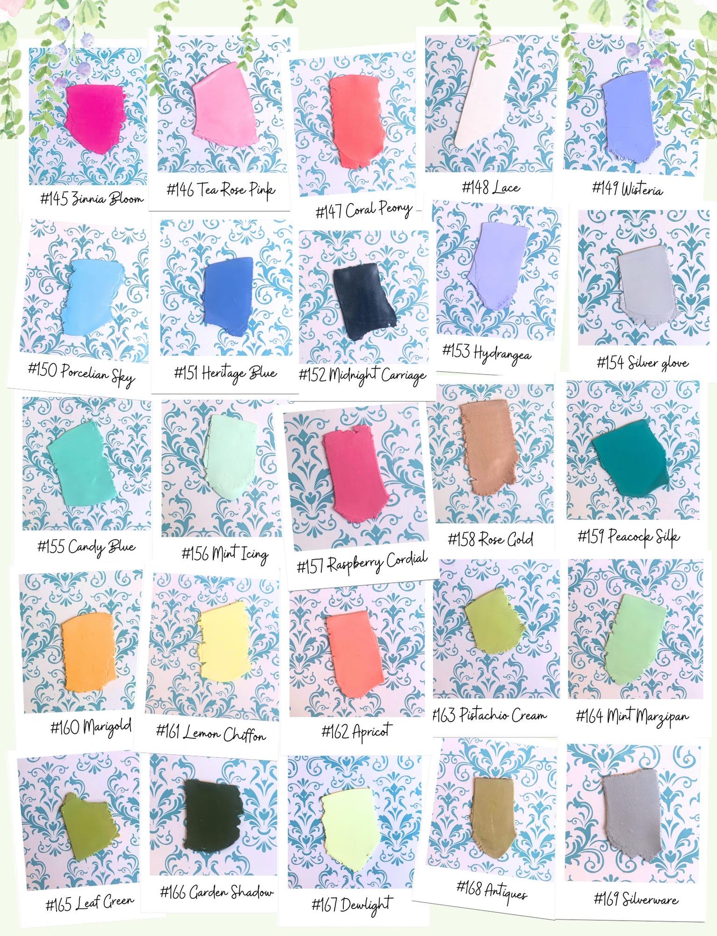 25 Polymer Clay Color Recipes -Spring Floral Palette (Digital Download)