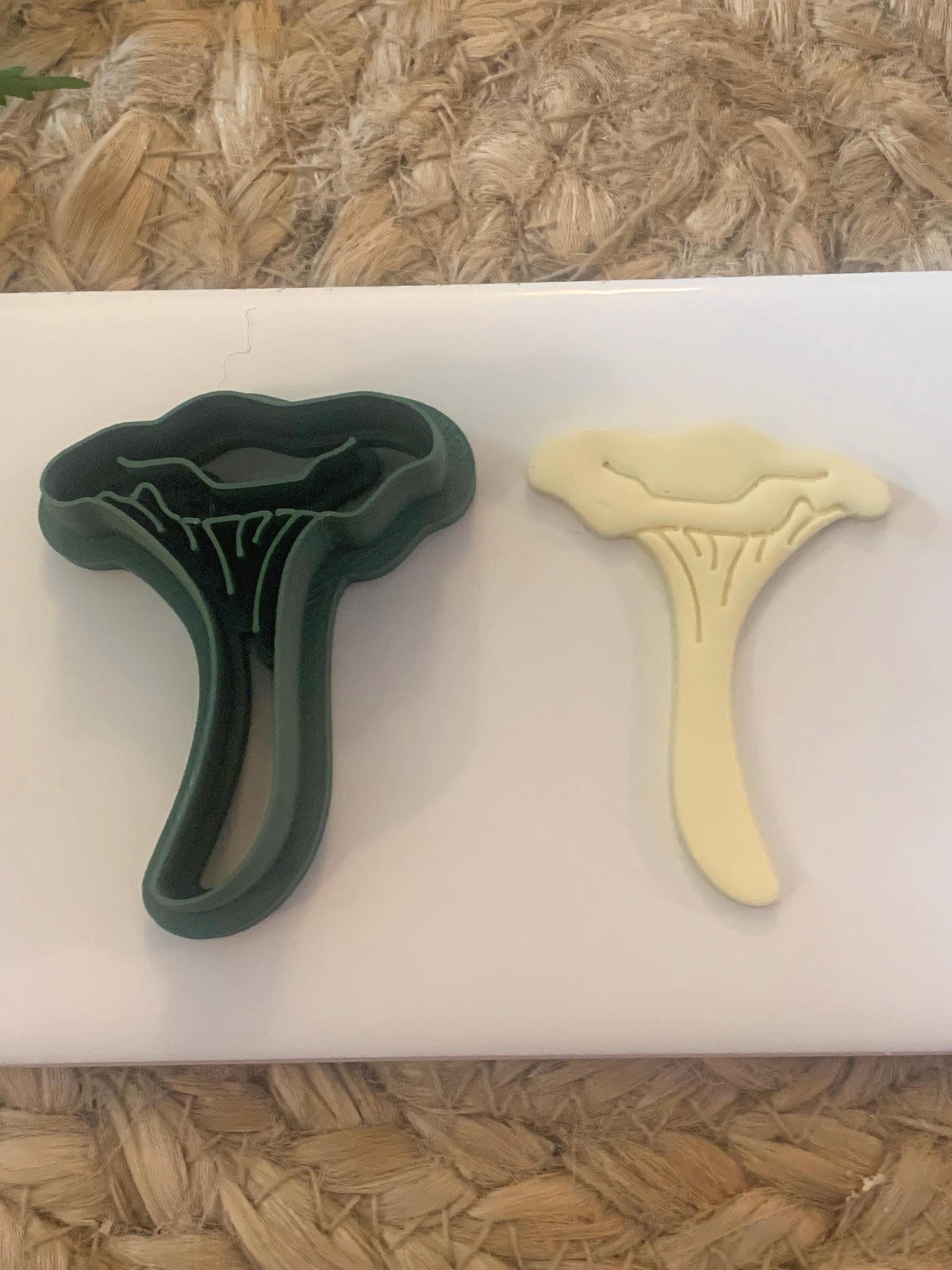 Mushroom 4 pack Polymer Clay Cutters: Morel, Chanterelle, Pixie Caps