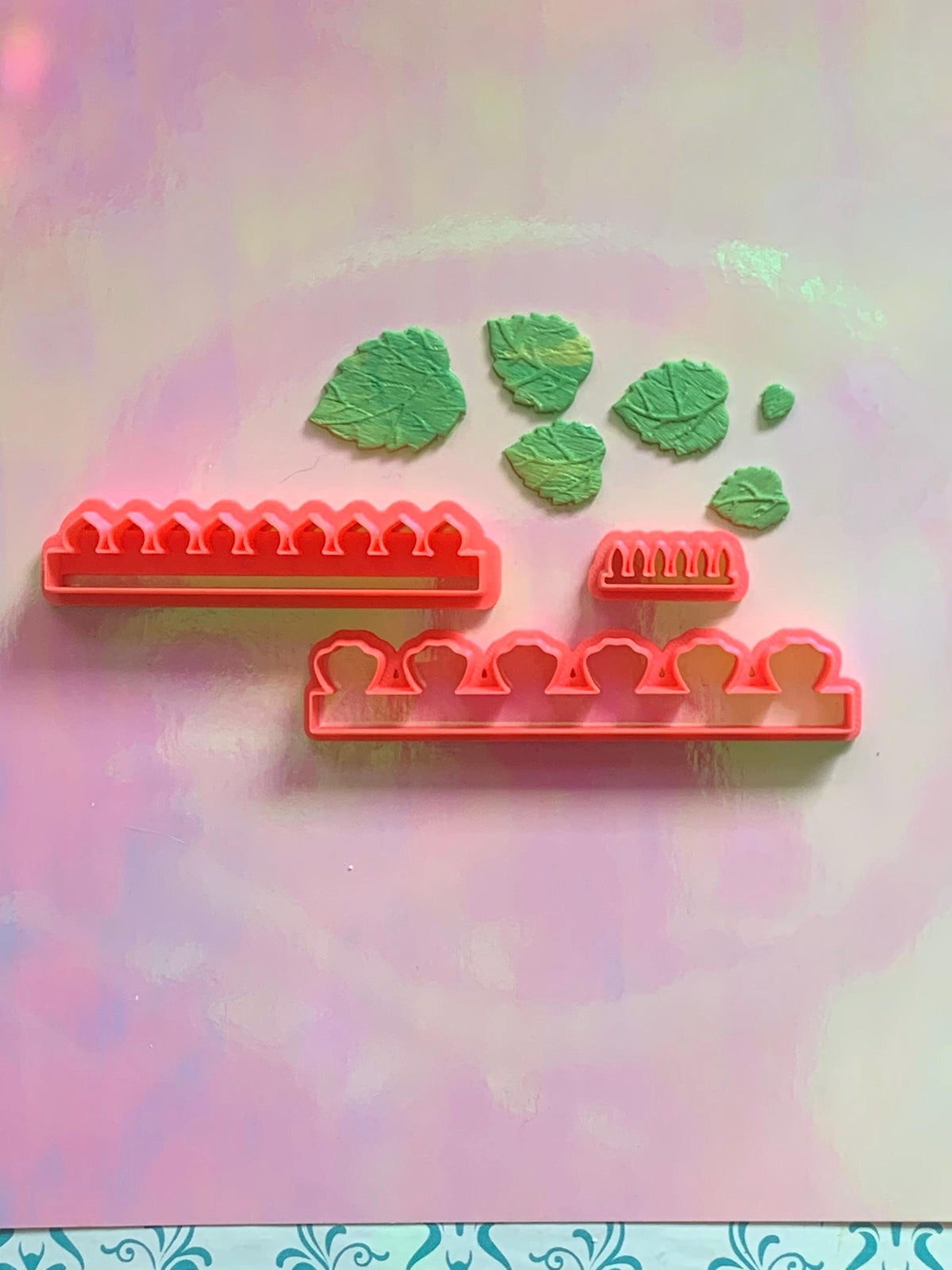 Fairy Cutter Kit for Polymer Clay | Doll Tools, Texture Rollers, Leaf Cutters