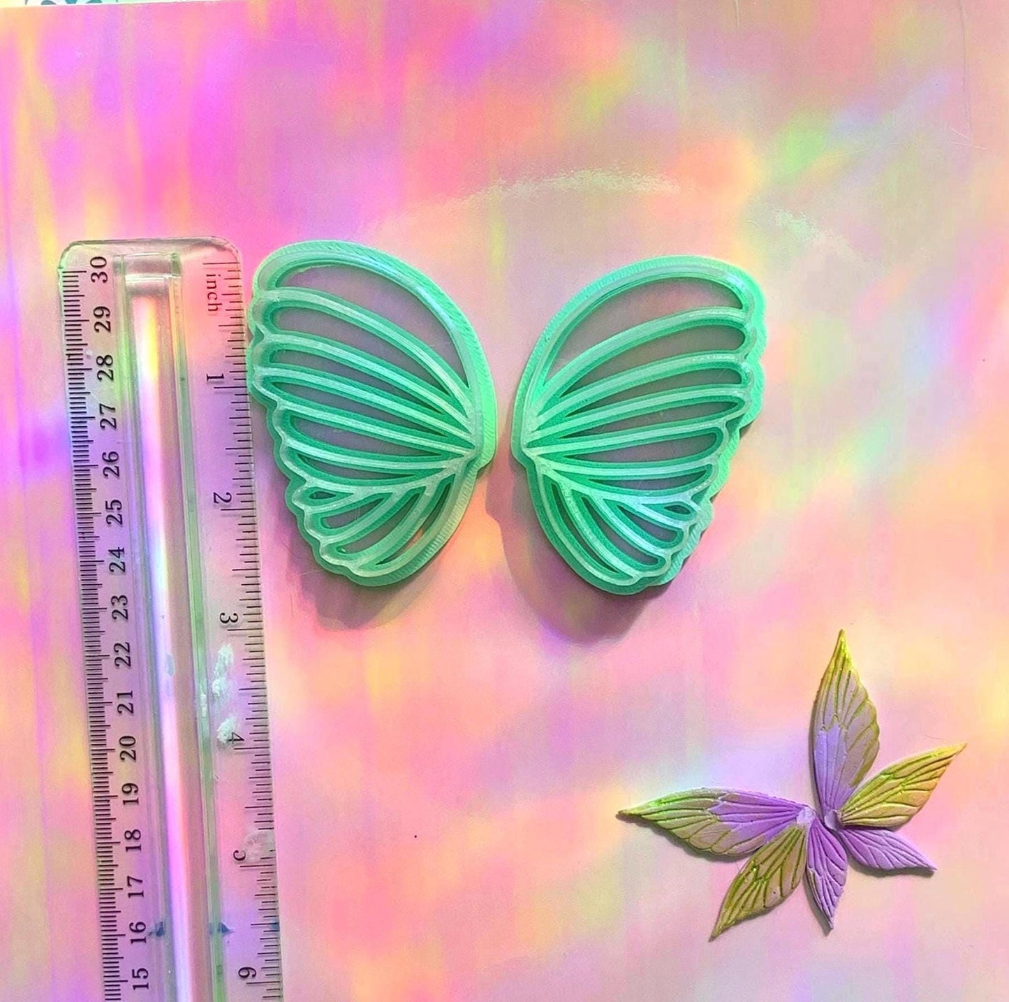 Fairy Wing Cutter Set | 5 Pairs of Polymer Clay Fantasy Wing Cutters | Creaturecraft System