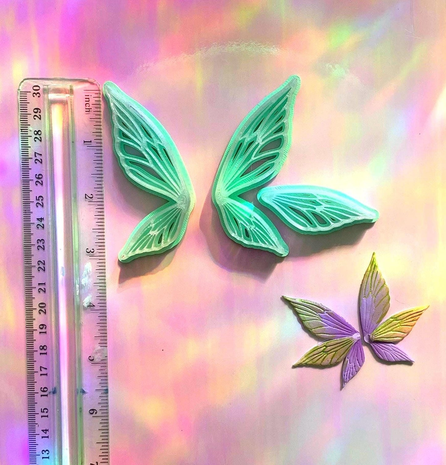 Fairy Wing Cutter Set | 5 Pairs of Polymer Clay Fantasy Wing Cutters | Creaturecraft System