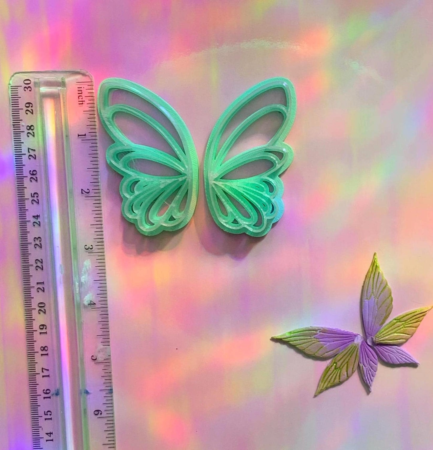 Fairy Wing Cutter Set | 5 Pairs of Polymer Clay Fantasy Wing Cutters | Creaturecraft System