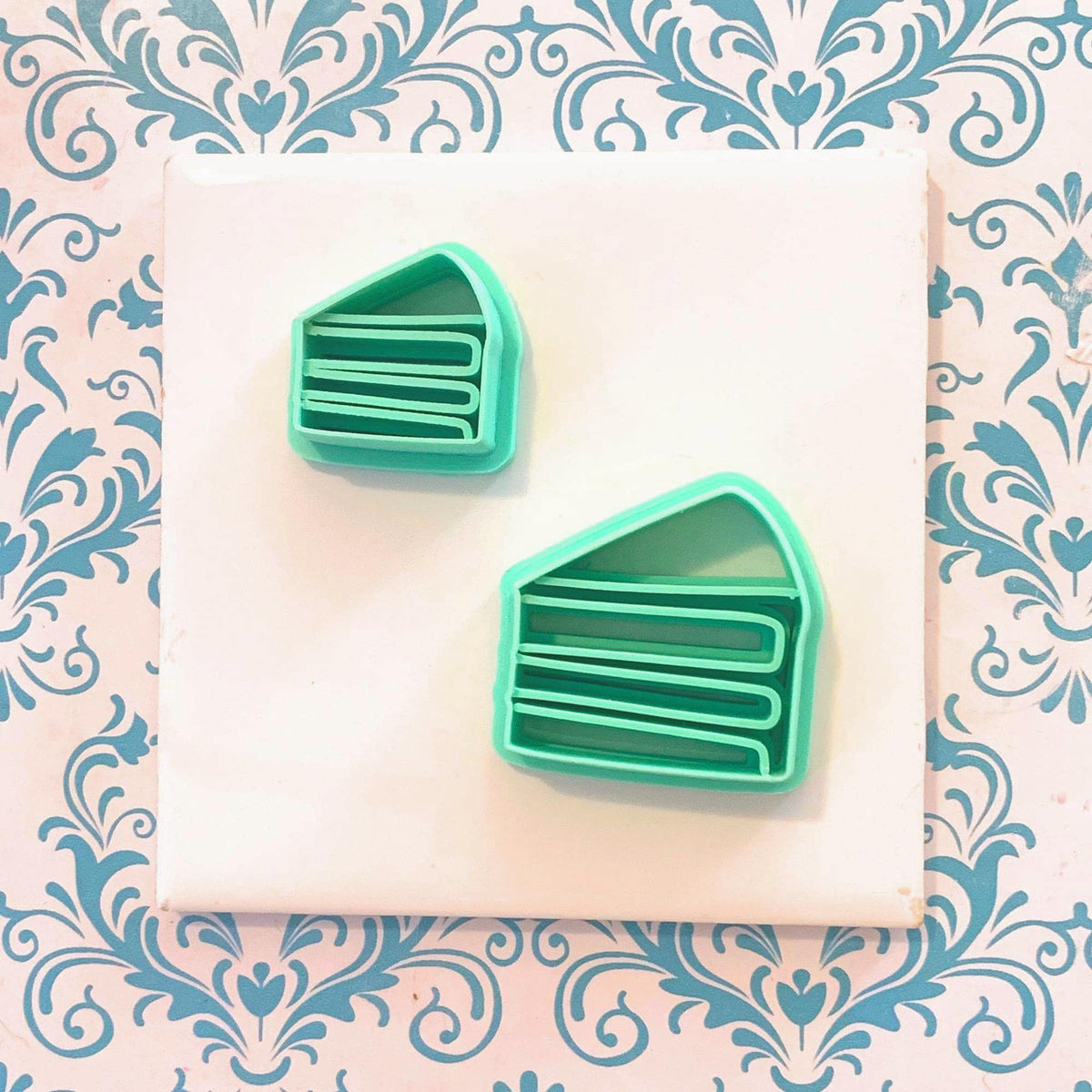 Layered Cake Slice Polymer Clay Cutter  Dessert Clay Tool
