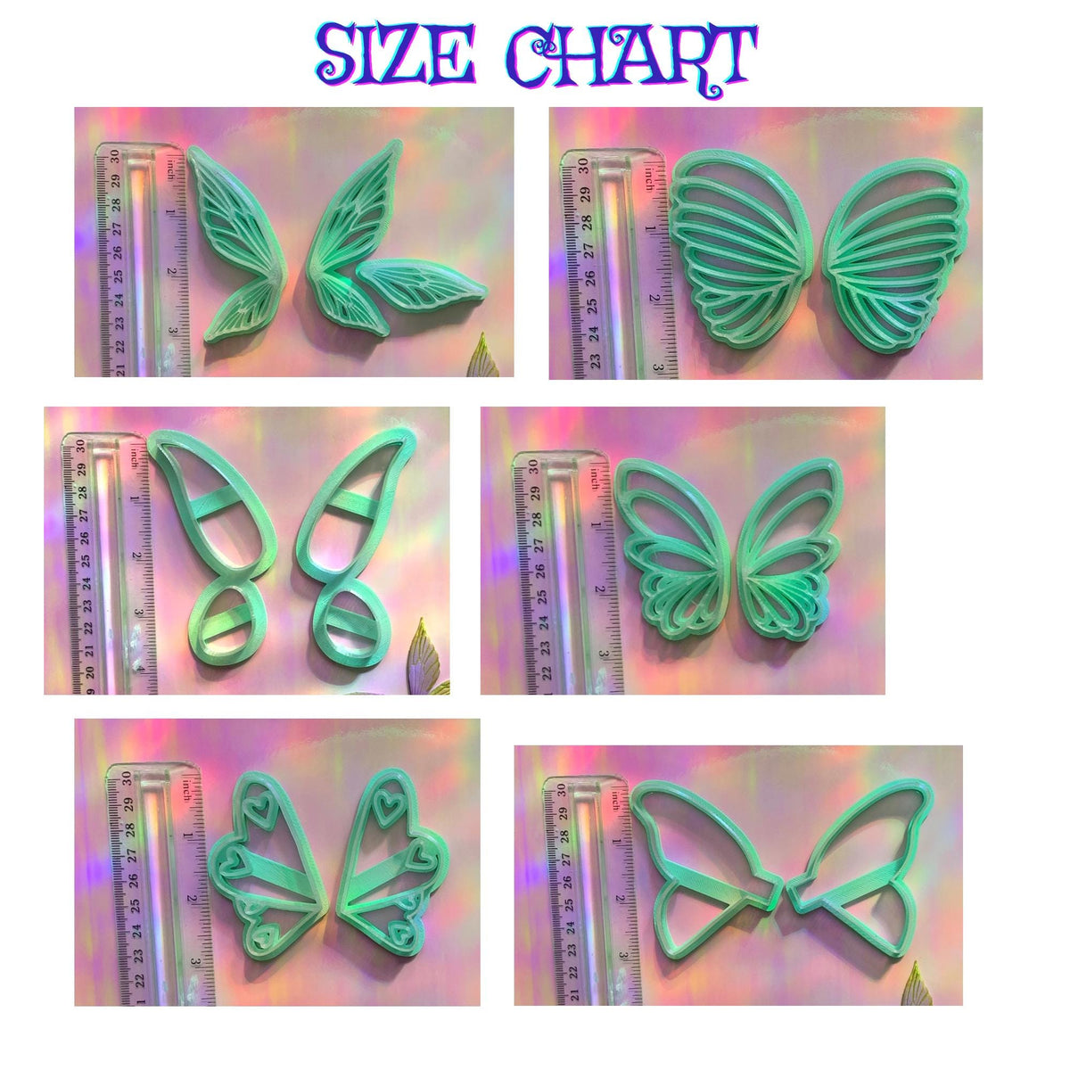 Fairy Cutter Kit for Polymer Clay | Doll Tools, Texture Rollers, Leaf Cutters