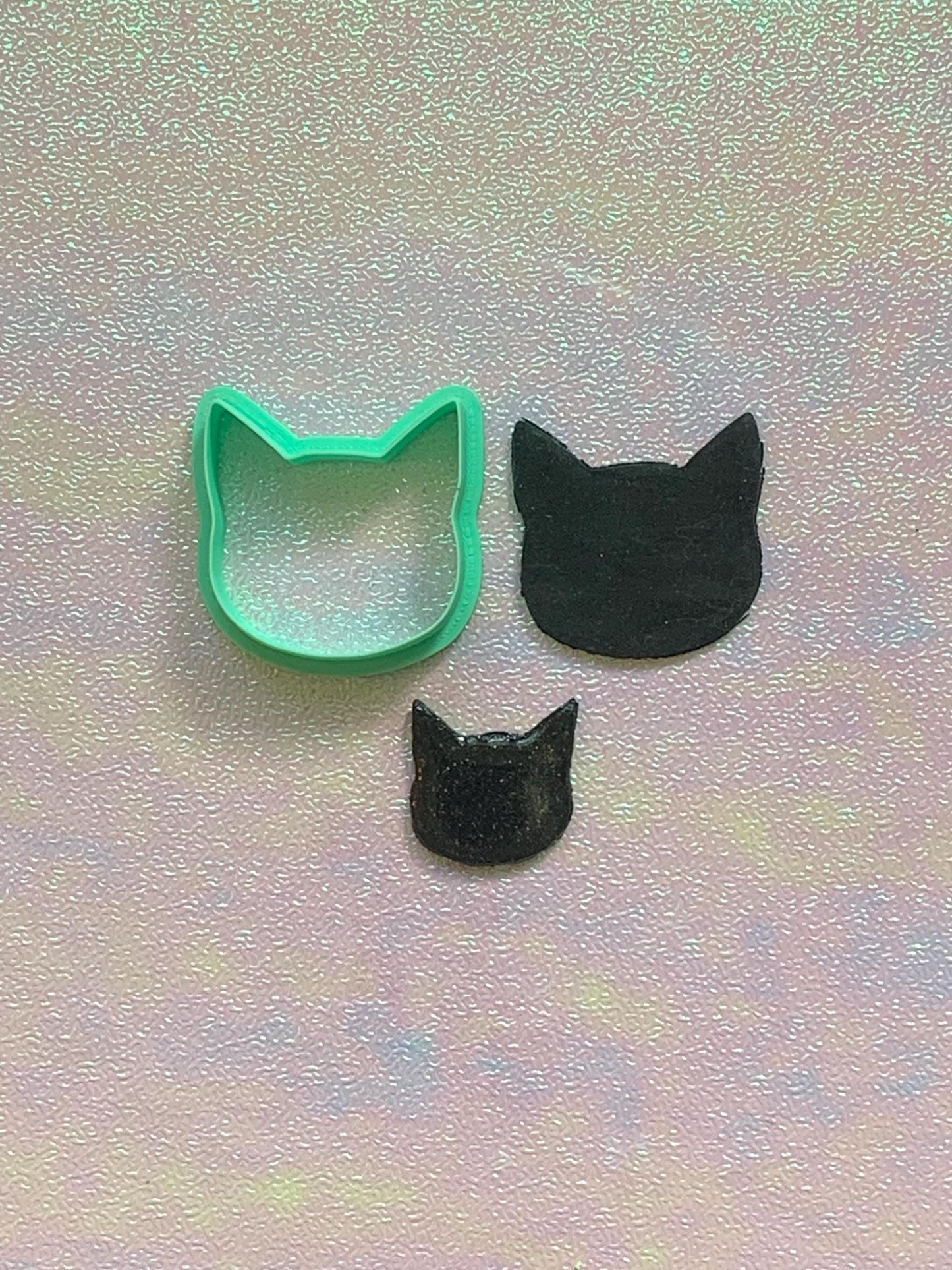 Polymer Clay Cat Head Cutters  Animal Shape for Earrings & Jewelry Making | 3 Styles