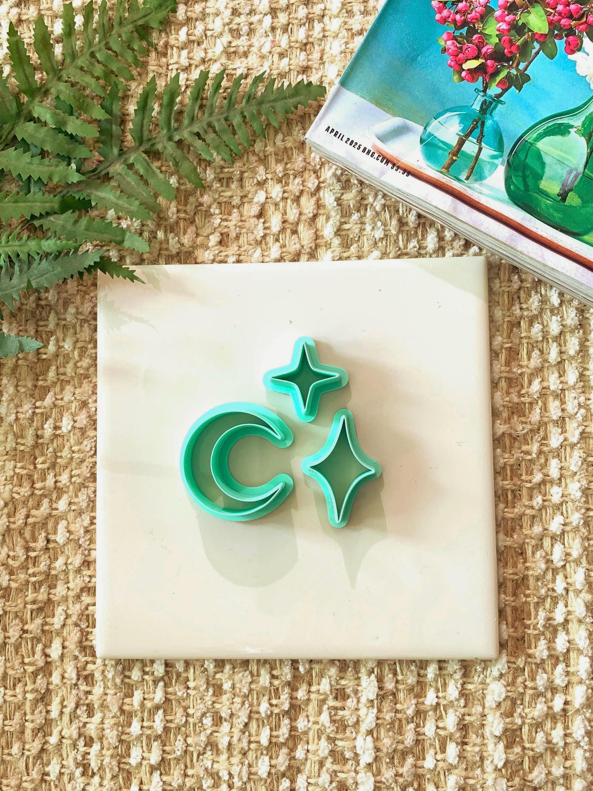 Celestial Cutter Set | Moon & Star Shapes for Polymer Clay Earrings