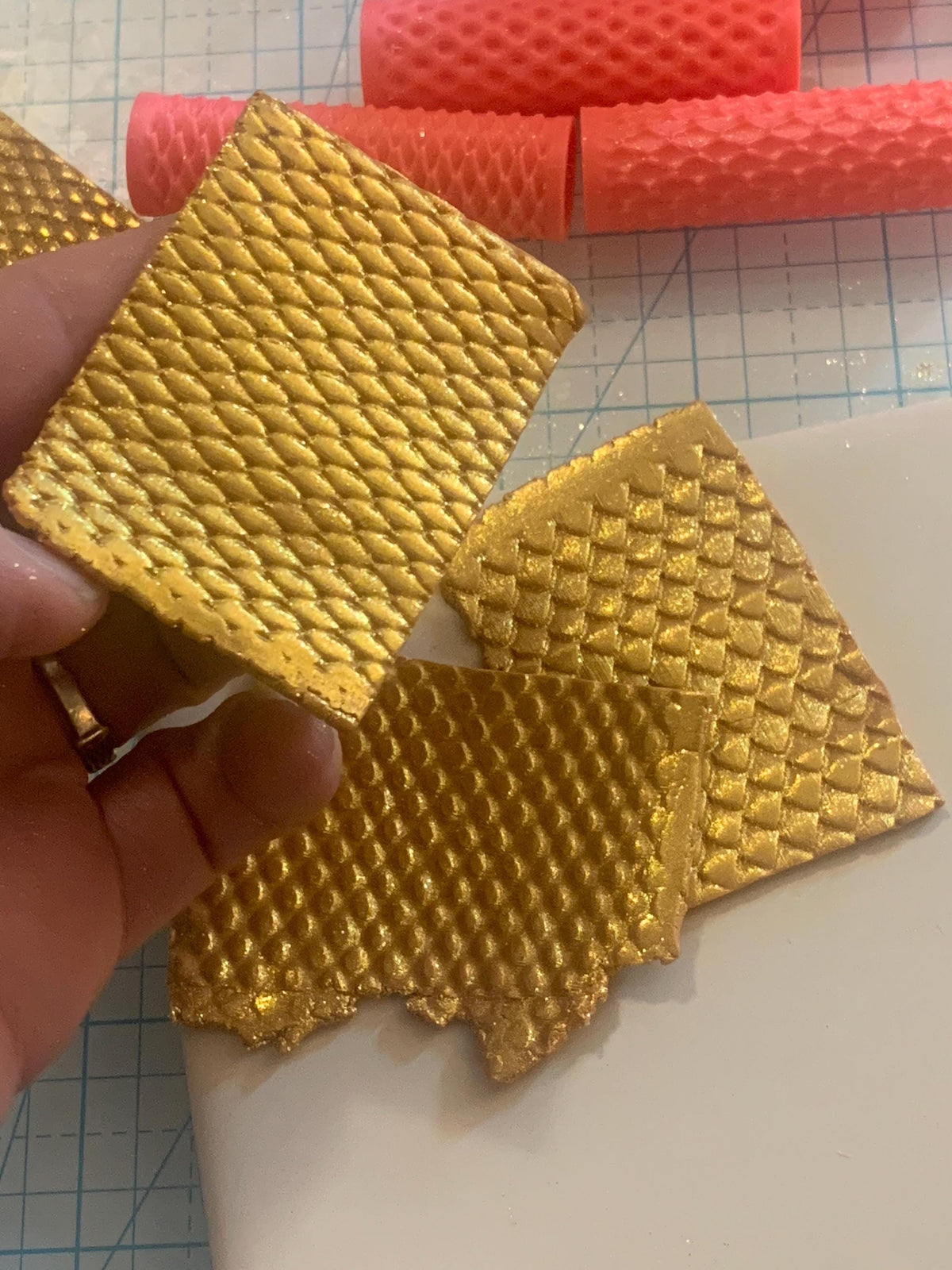 Scale Texture Roller Library |  Polymer Clay Dragon and Fantasy Creature Sculpting | Creaturecraft System