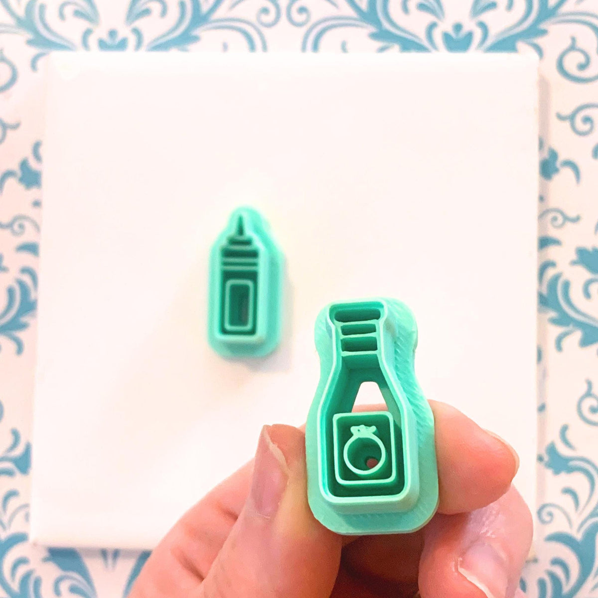Ketchup & Mustard BFF Set Polymer Clay Cutters | Fun Food Earring Cutters