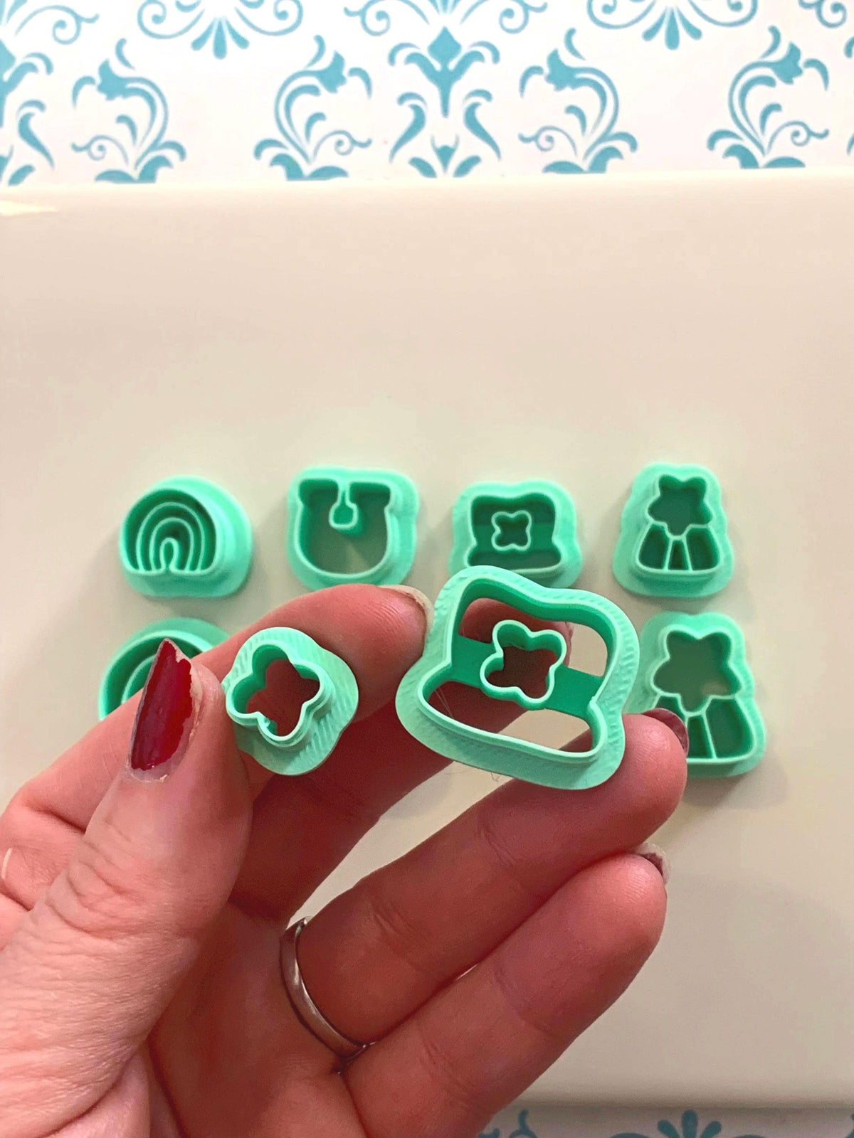 Lucky Marshmallow Cutter Set | Rainbow, Horseshoe, Clover & Star Shapes | St Patricks day