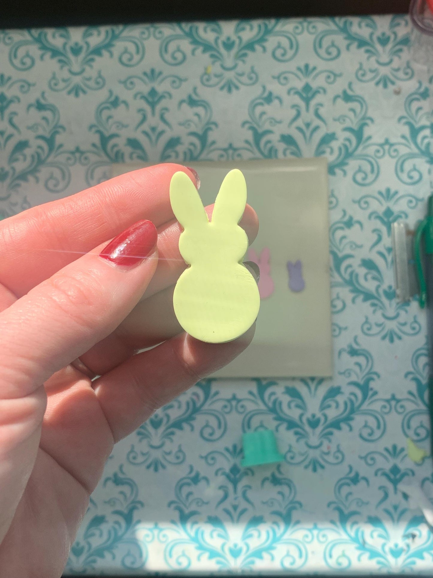Marshmallow Bunny Polymer Clay Cutter| Easter Spring | jewelry making tools