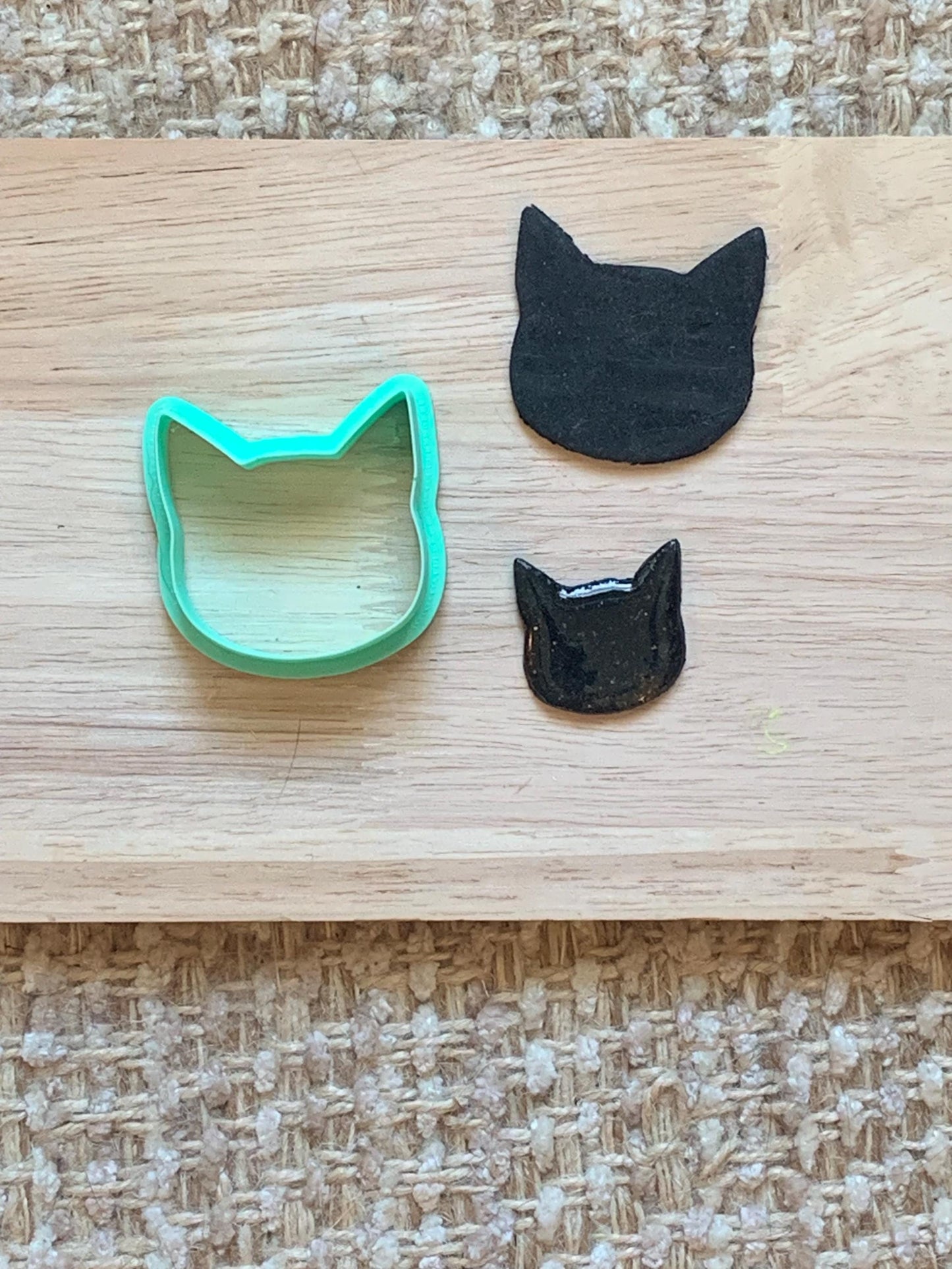 Polymer Clay Cat Head Cutters  Animal Shape for Earrings & Jewelry Making | 3 Styles