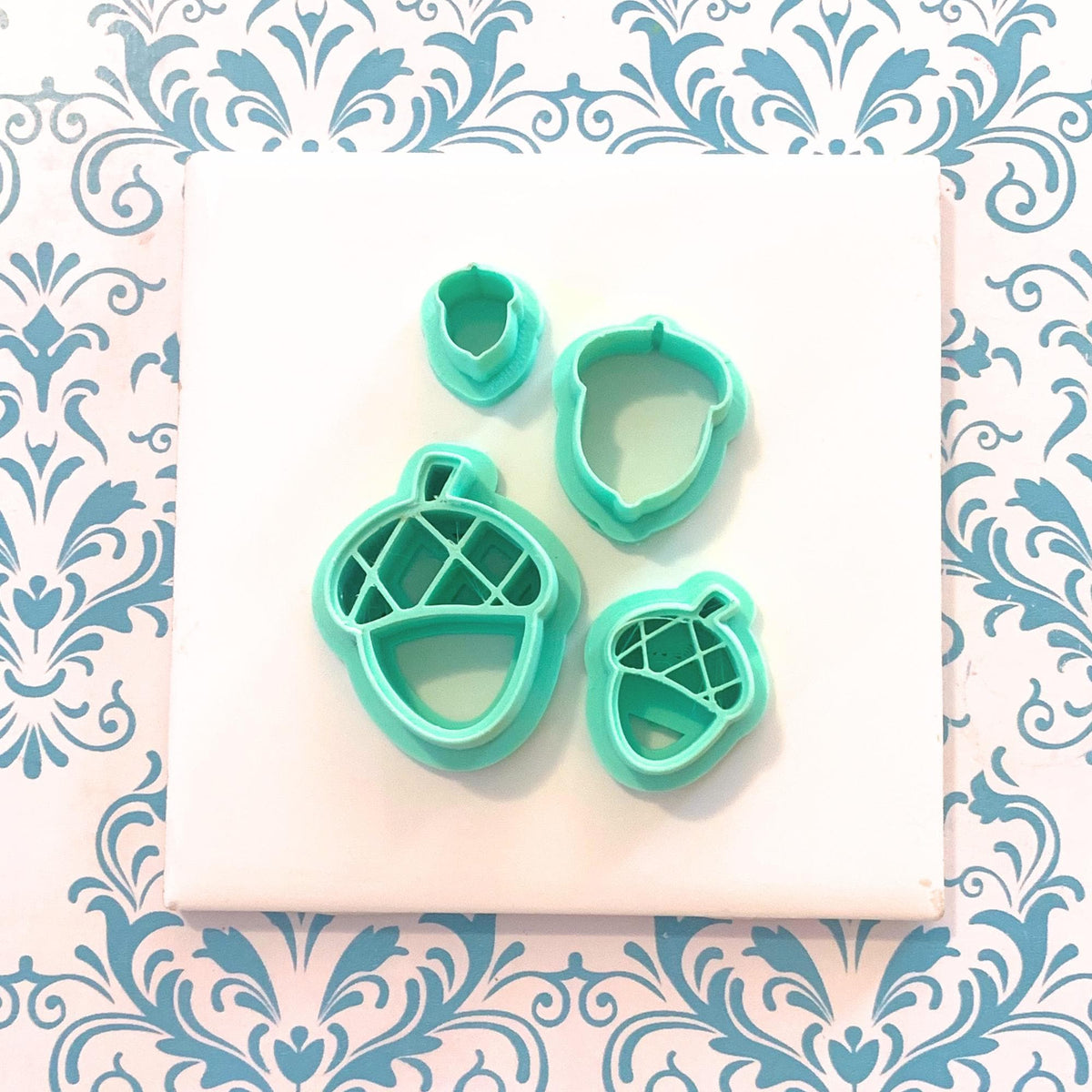 Acorn Cap Polymer Clay Cutters | Fall Nature Shape for Earrings