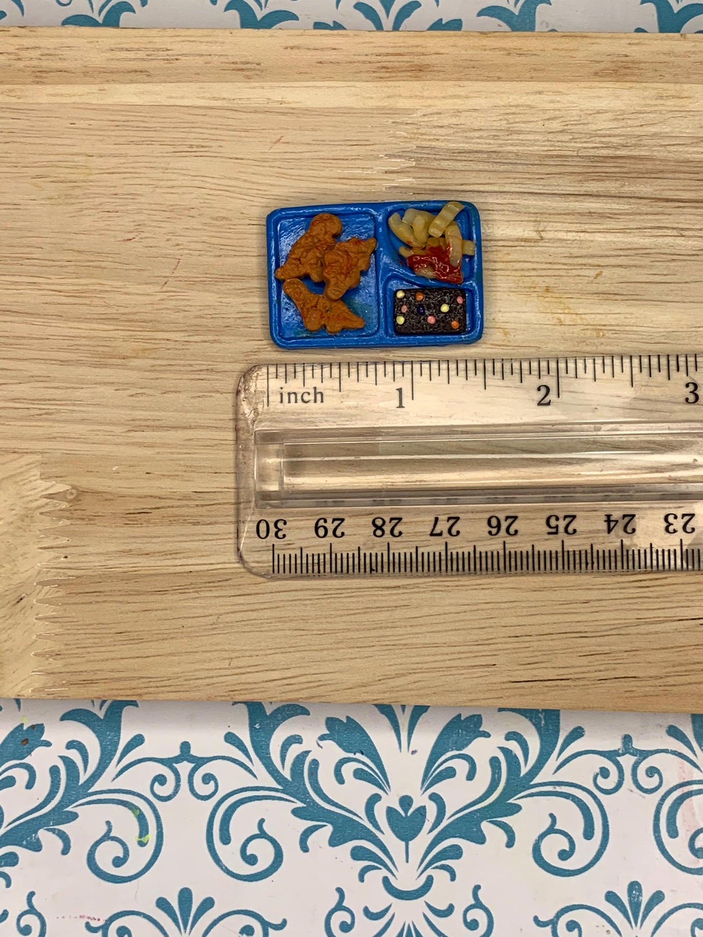 Nostalgic Lunch Tray Cutter Set for Polymer Clay | Mini Food Cutters