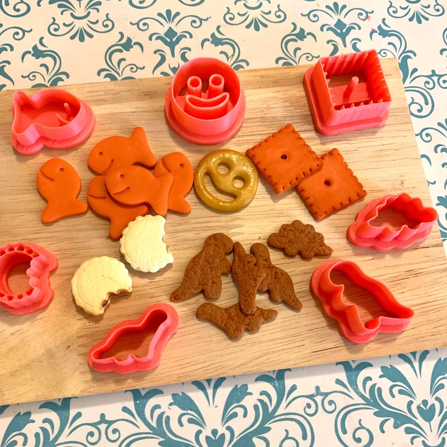 Nostalgic Snack Pack Cutter Set for Polymer Clay | Mini Food Collection