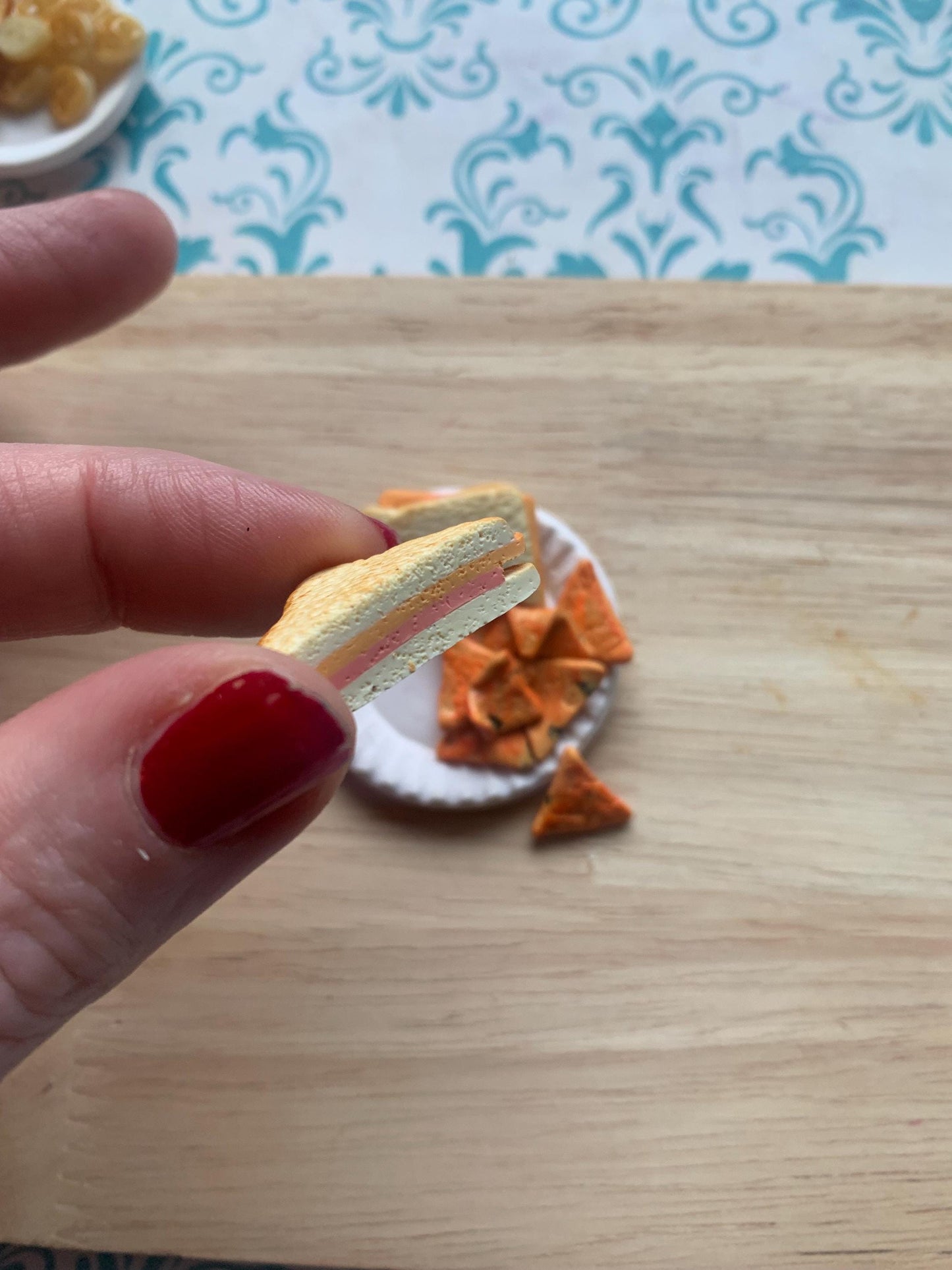 Mini Food Collection Bundle for Polymer Clay | Lunch Tray, Sandwich & Hot Dog Kits