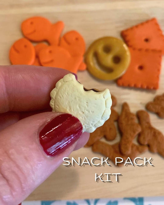 Nostalgic Snack Pack Cutter Set for Polymer Clay | Mini Food Collection