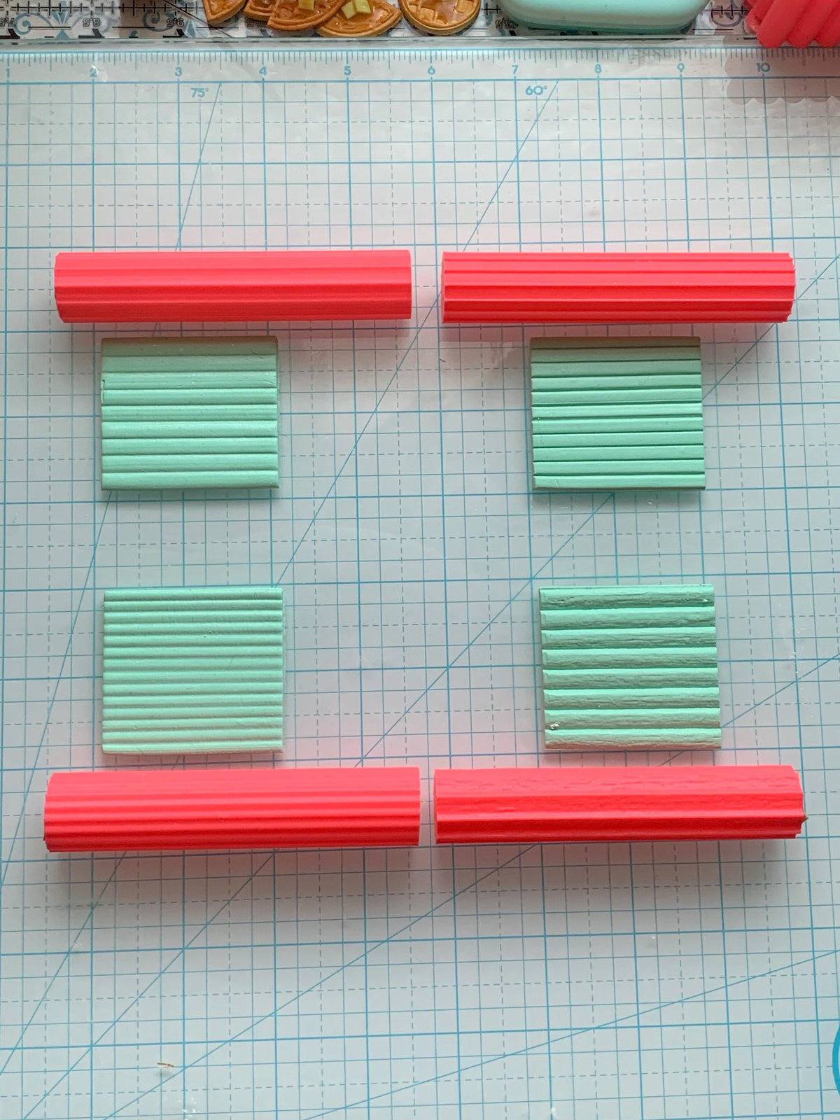 Essential Line Texture Pack | 4 Polymer Clay Texture Rollers