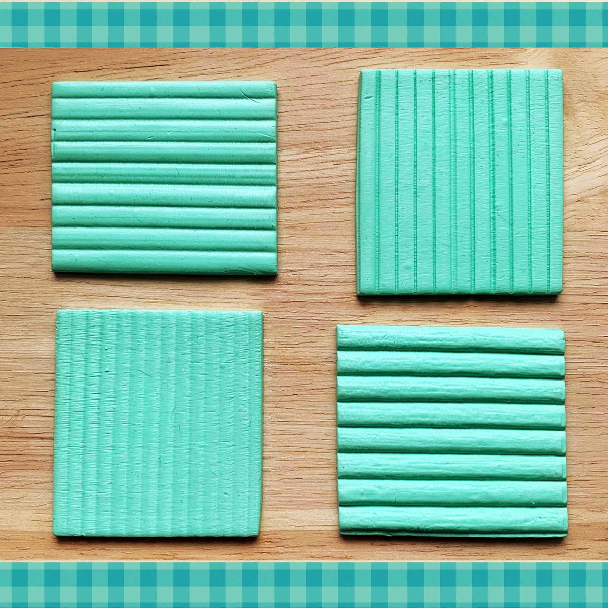 Essential Line Texture Pack | 4 Polymer Clay Texture Rollers
