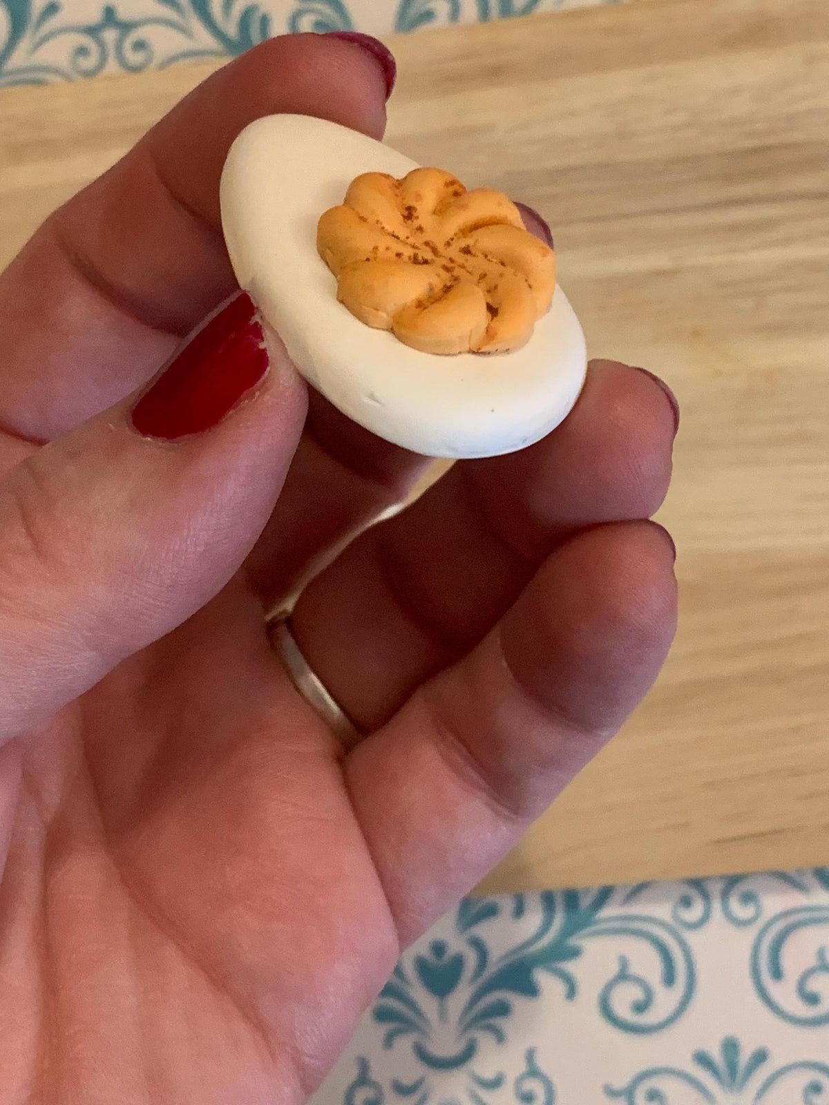 Miniature Egg Cutter Set for Polymer Clay | Deviled Eggs & Sunny Side Up Eggs