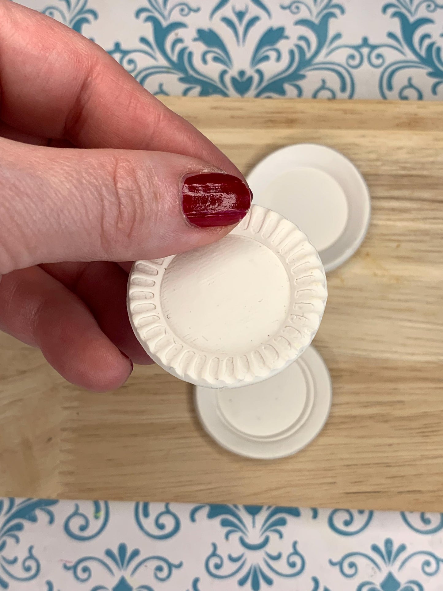 Miniature Plate Cutter Set for Polymer Clay | Realistic Plate Maker Tool