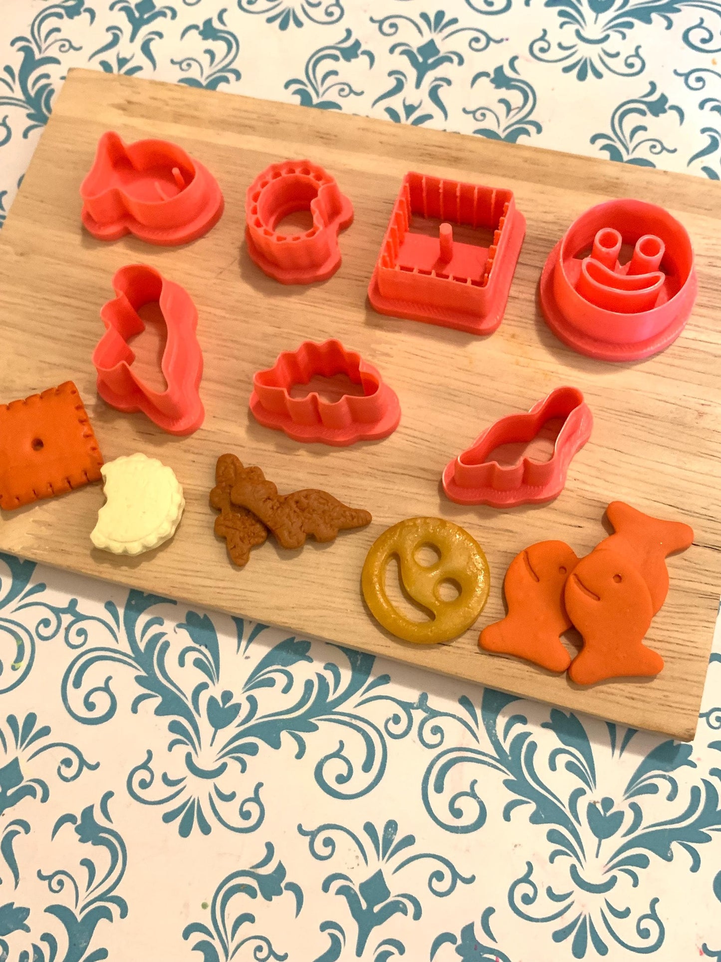 Nostalgic Snack Pack Cutter Set for Polymer Clay | Mini Food Collection