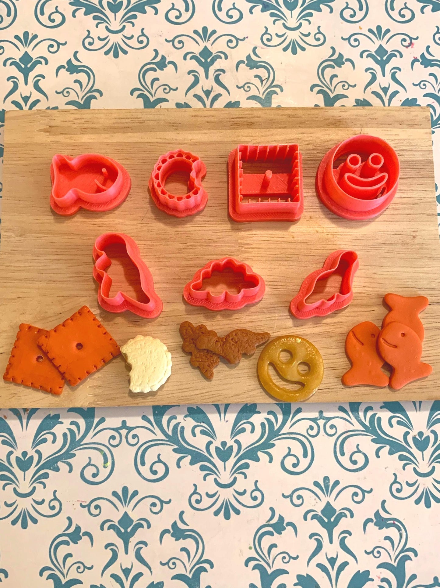 Nostalgic Snack Pack Cutter Set for Polymer Clay | Mini Food Collection