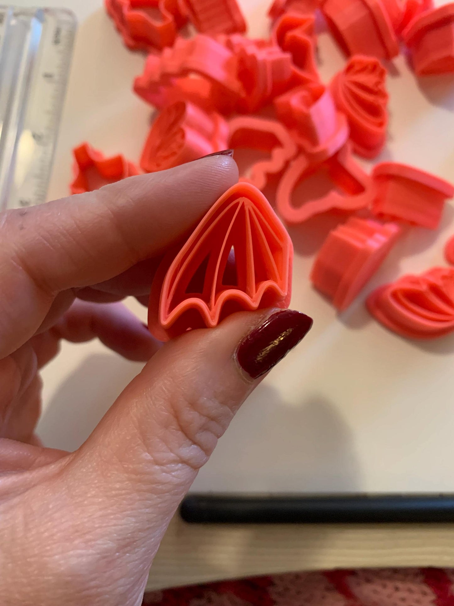 1-Inch Micro Wing Cutters | Polymer Clay Tools (Dragon, Fairy, Bat, Bug) | Fantasy Jewelry
