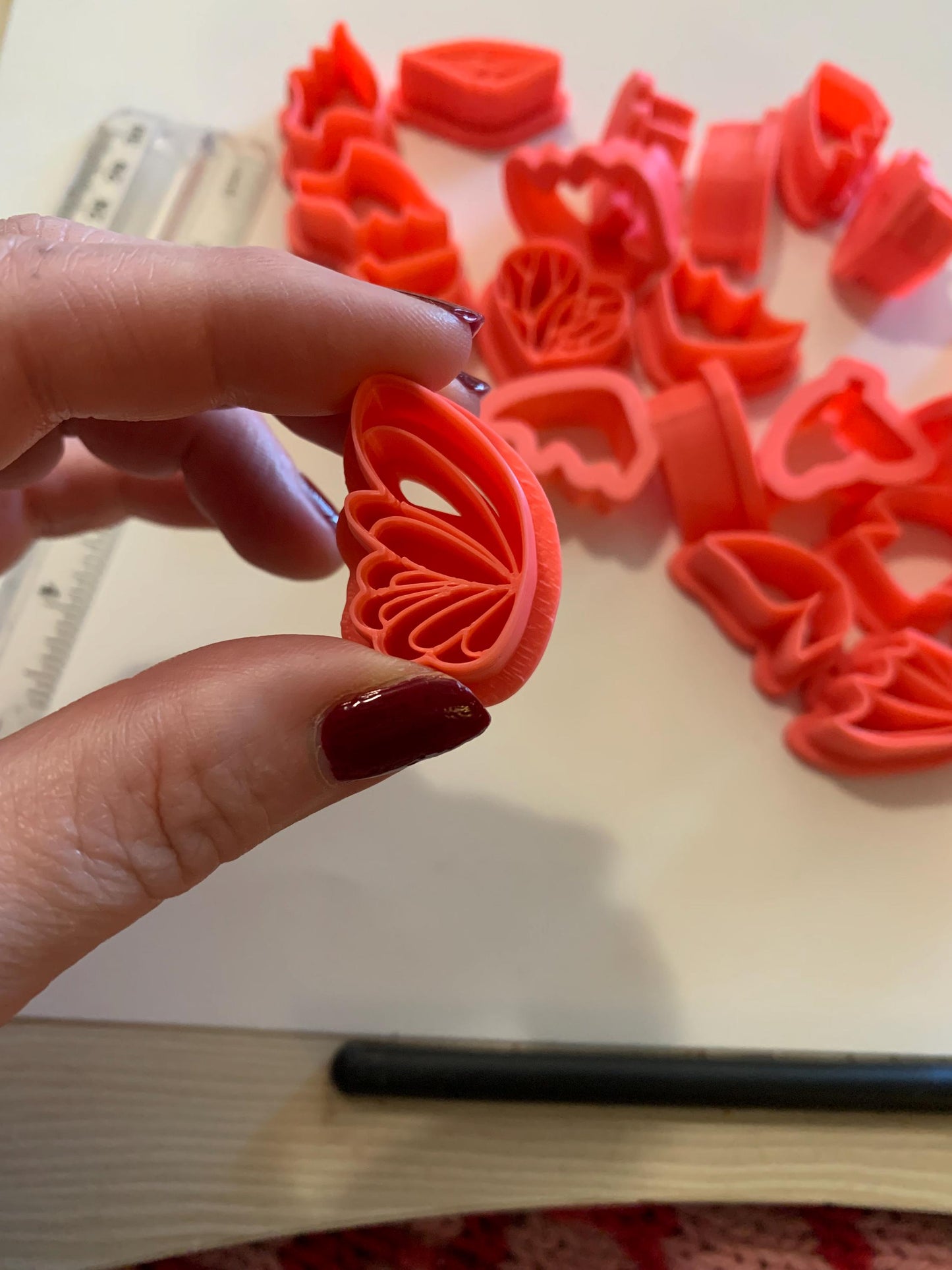 1-Inch Micro Wing Cutters | Polymer Clay Tools (Dragon, Fairy, Bat, Bug) | Fantasy Jewelry