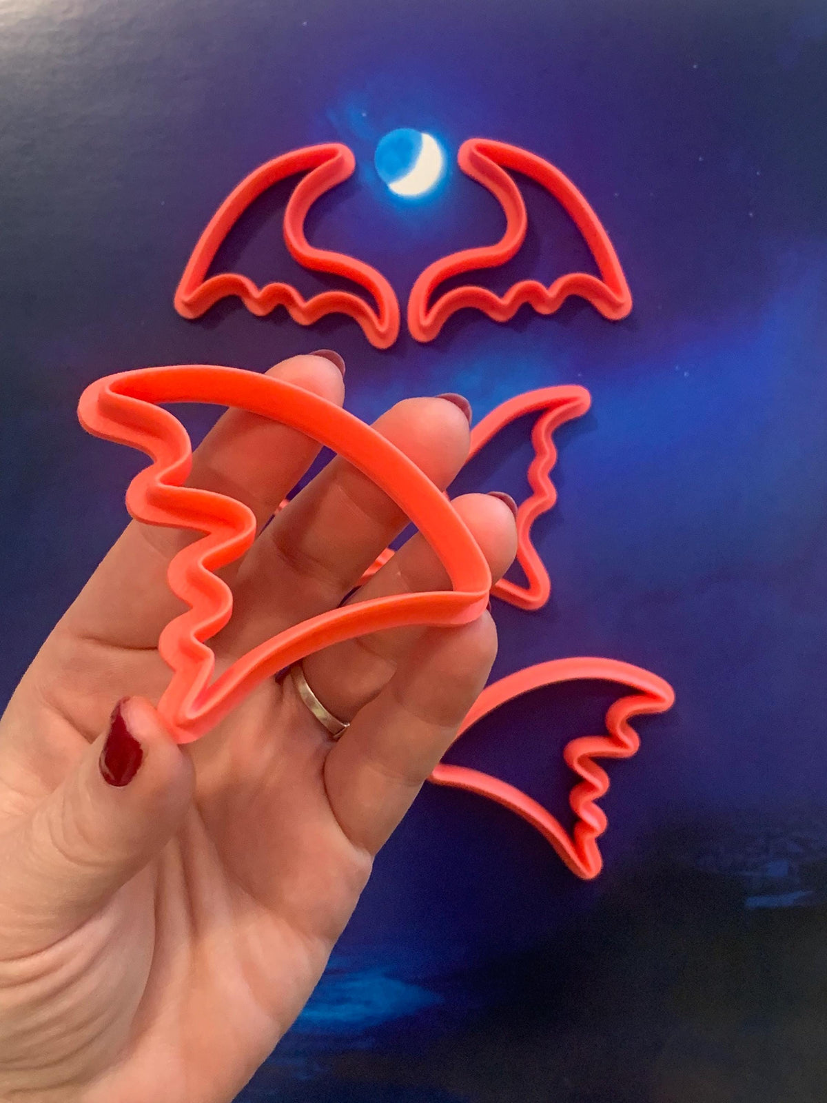 Mini Wing Cutter Set | 2 Inch Dragon & Fairy Wings | Polymer Clay Creature Making Tools | Creaturecraft