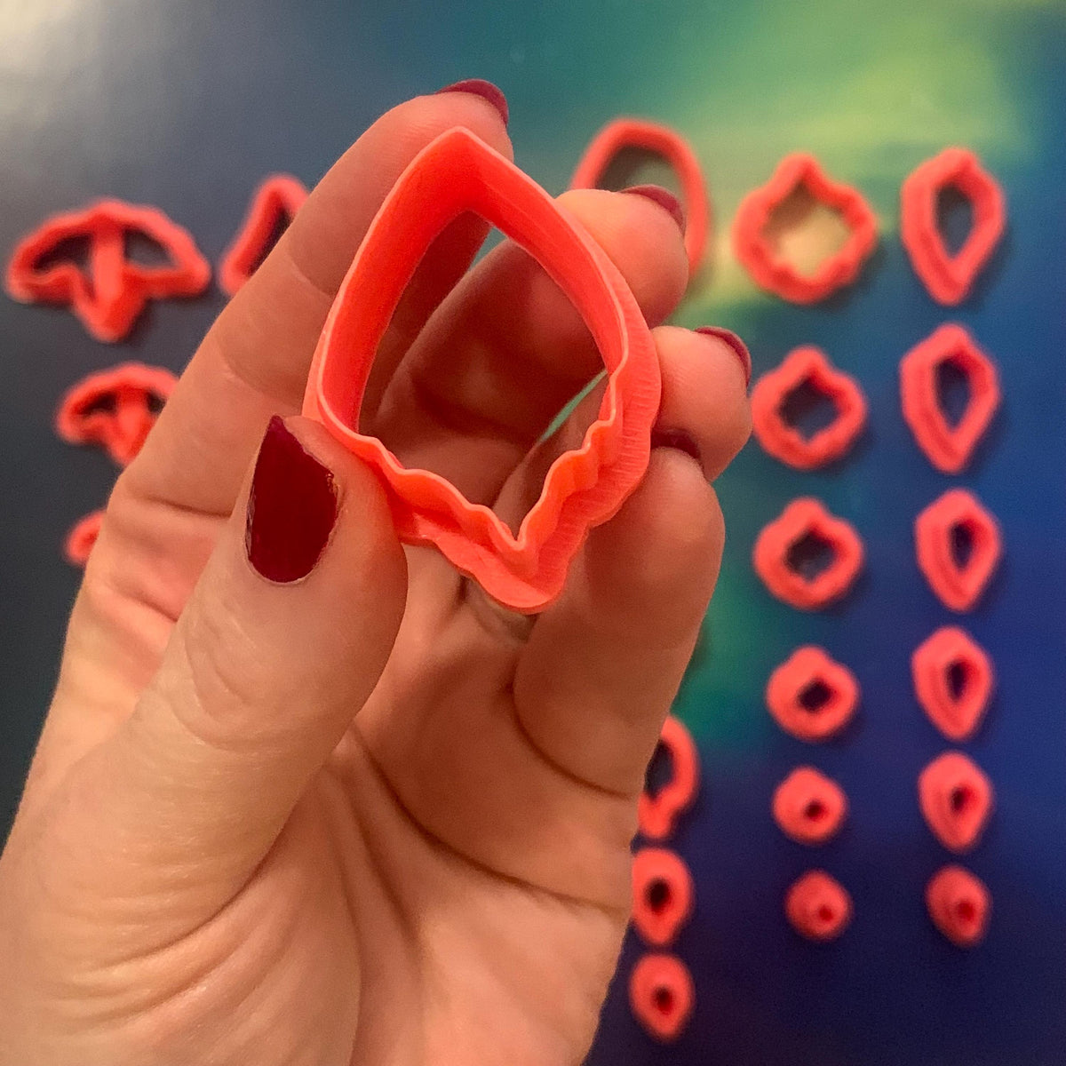 Fantasy Fin Cutters | 36 Graduated Sea Creature Designs for Clay Sculpting