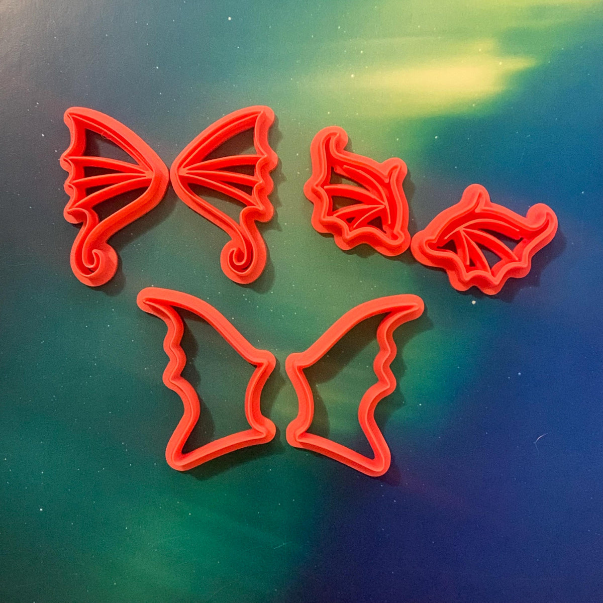 Fantasy Head Fin Cutters | Sea Creature, Mermaid, Dragon Clay