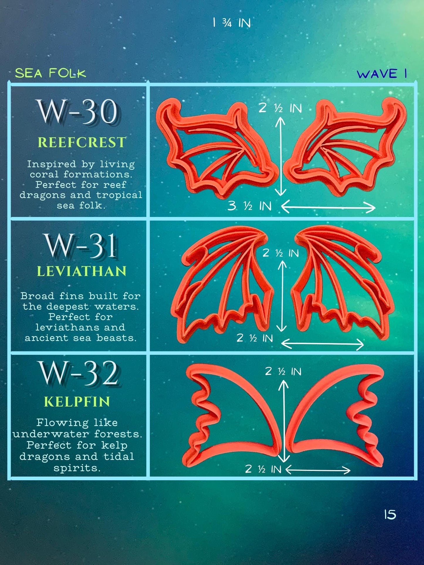 Wing Cutter Libray | Polymer Clay Dragon & Fantasy Creature Cutters | Creaturecraft System