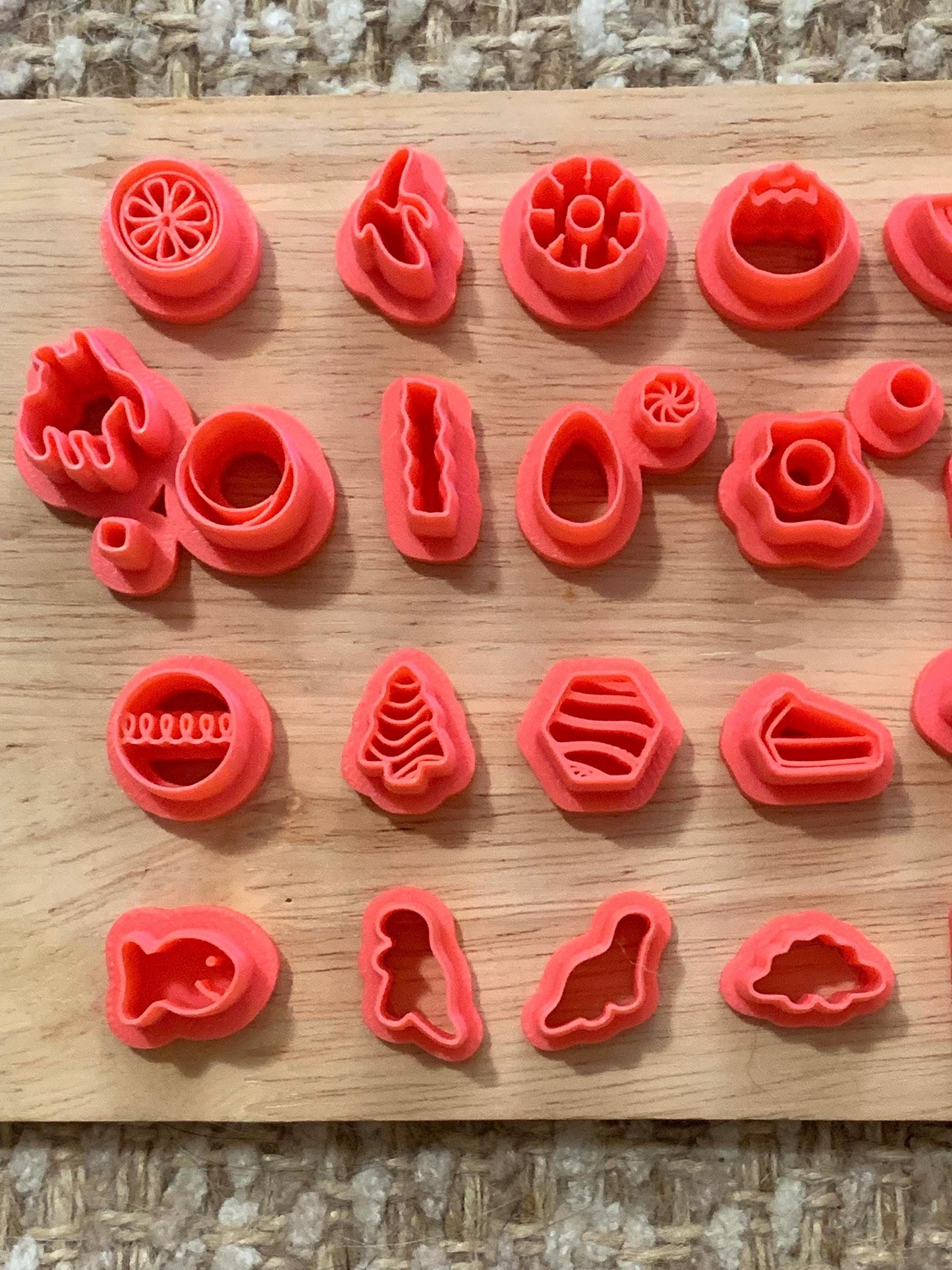 Miniature Food Cutters Set | Tiny Fruit, Breakfast, Dessert, Snack Collection (24 Pieces)