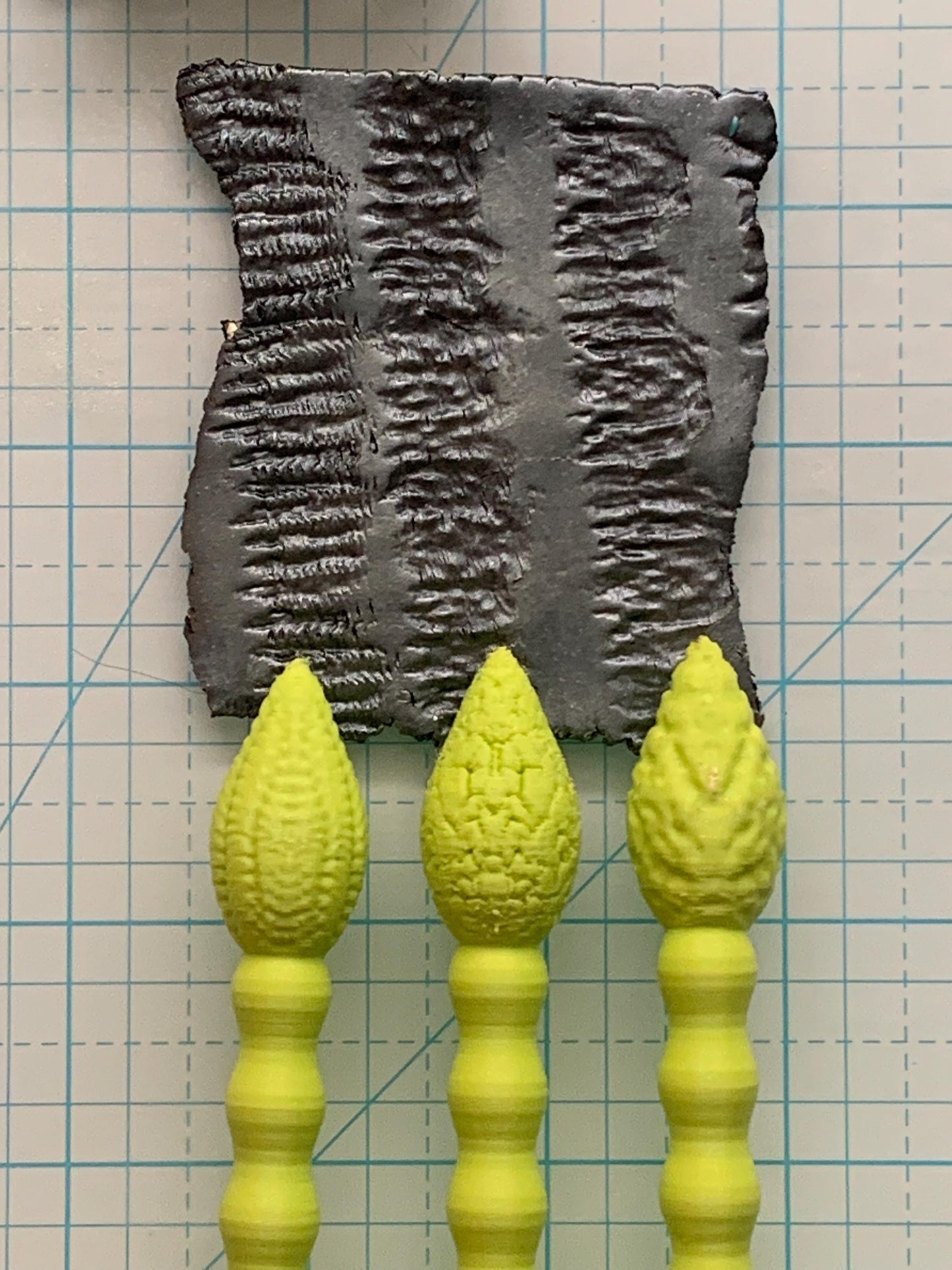 Polymer Clay Dragon Texture Sticks | 9 Fantasy Scale & Skin Texture Tools | Creaturecraft