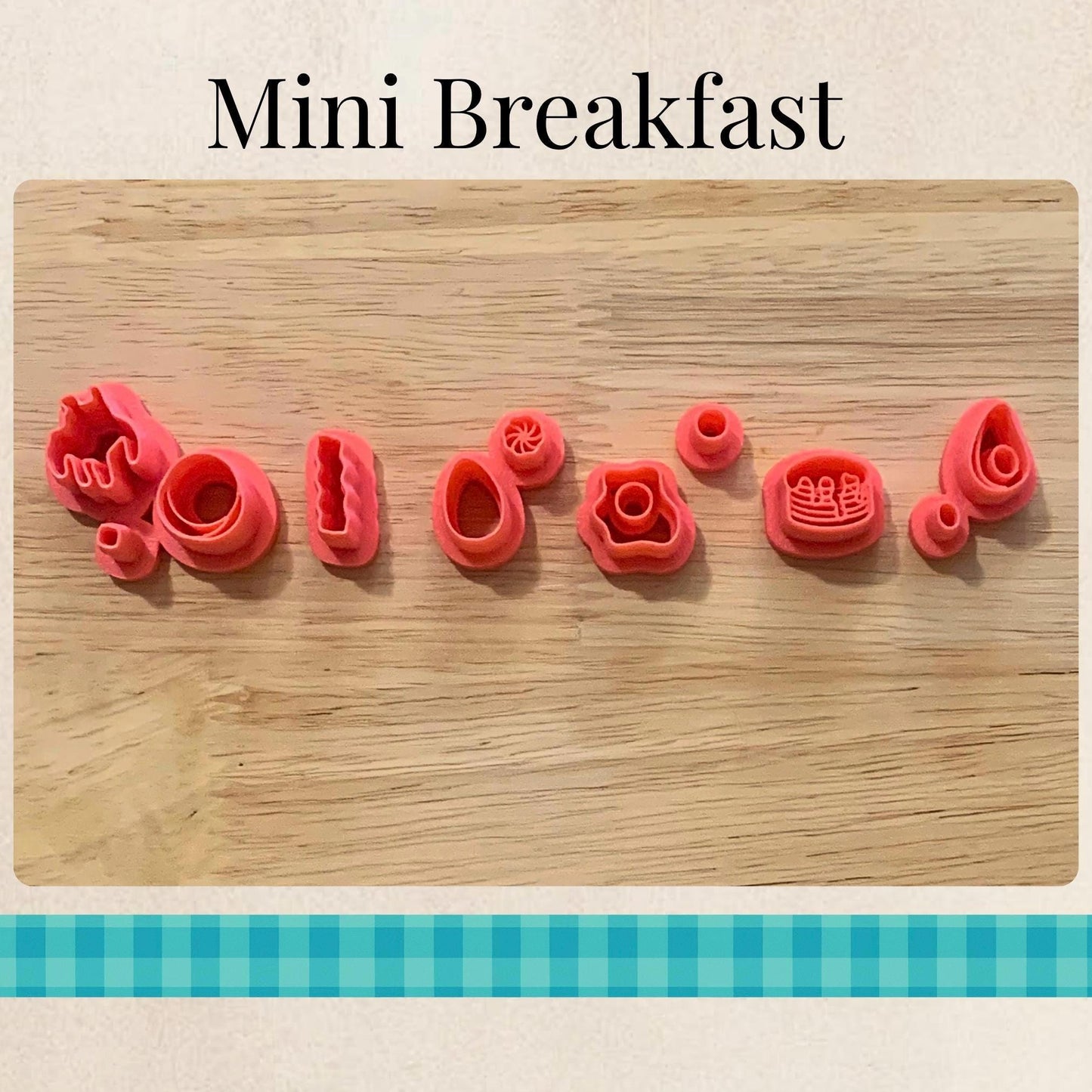 Miniature Food Cutters Set | Tiny Fruit, Breakfast, Dessert, Snack Collection (24 Pieces)