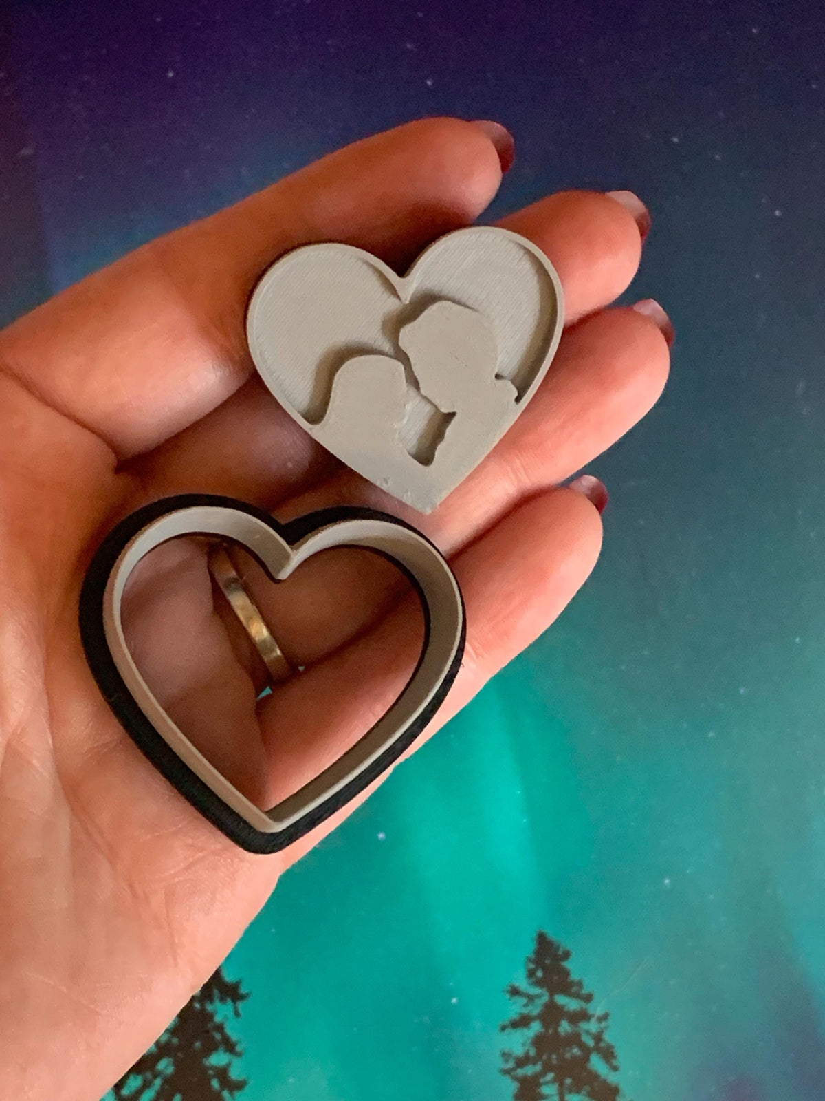 Twilight Inspired Polymer Clay Cutters, Forks Wolf Vampire Collection