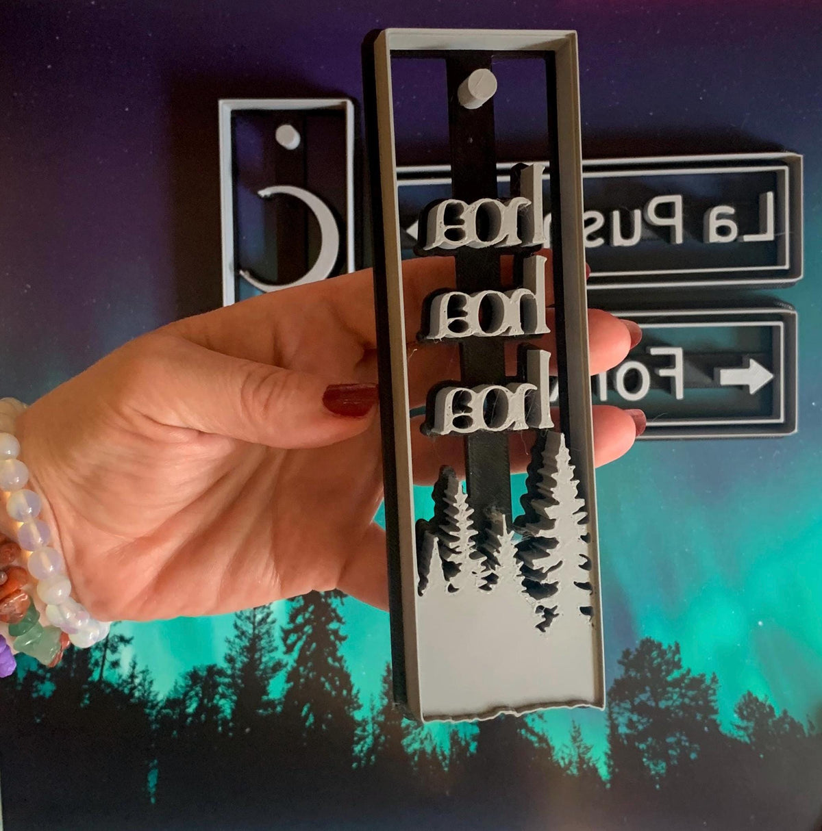 Twilight Inspired Bookmark Cutters for Polymer Clay, Forks Wolf Vampire Collection, hoa